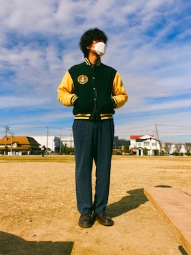 「confect（コンフォクト）のアイテム」を使った、Toshiさん（メンズ・175cm）の冬コーディネート