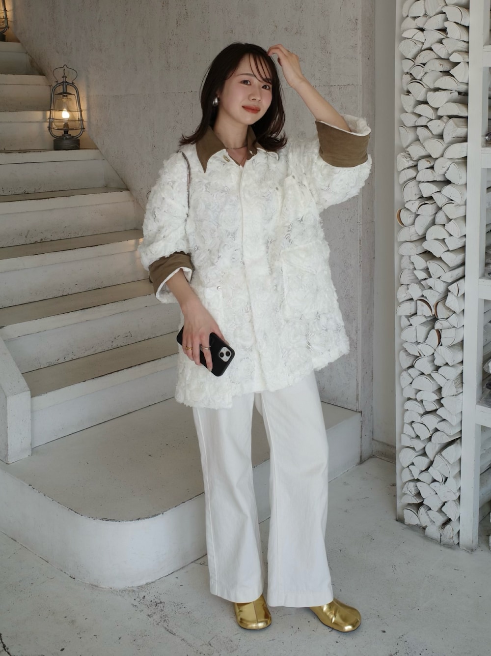 Ameri（アメリ）の「OVAL MOTIF VOLUME MULE（サンダル）」 - WEAR
