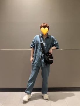 「nappalm（ナップパーム）のアイテム」を使った、YUUさん（レディース・157cm）の夏コーディネート