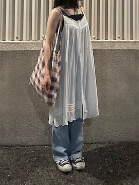 「Lee（リー）のアイテム」を使った、0969さん（レディース・147cm）の秋コーディネート