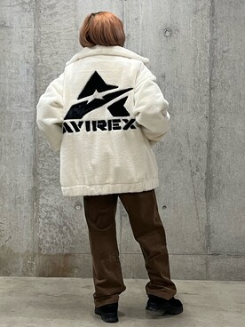 AVIREX（アヴィレックス）の「≪直営店限定≫A-STAR エコファー ...