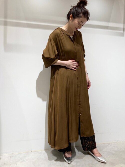 Kyoka Tite In The Store 天神地下街 Tite In The Storeのシャツワンピースを使ったコーディネート Wear