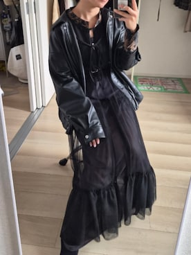 「Ezick（エジック）のアイテム」を使った、れんさん（レディース・151cm）の秋コーディネート