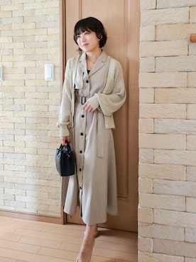 もつさんの（AZUL by moussy | アズールバイマウジー）を使ったコーディネート