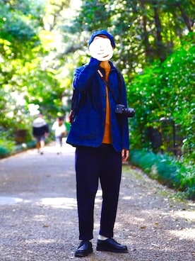 「DANTON（ダントン）のアイテム（デニムジャケット）」を使った、J u nさん（メンズ・176cm）の春コーディネート