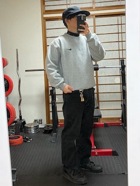 「アイテム（チノパンツ）」を使った、O'n  U160さん（メンズ・155cm・20代）の秋コーディネート