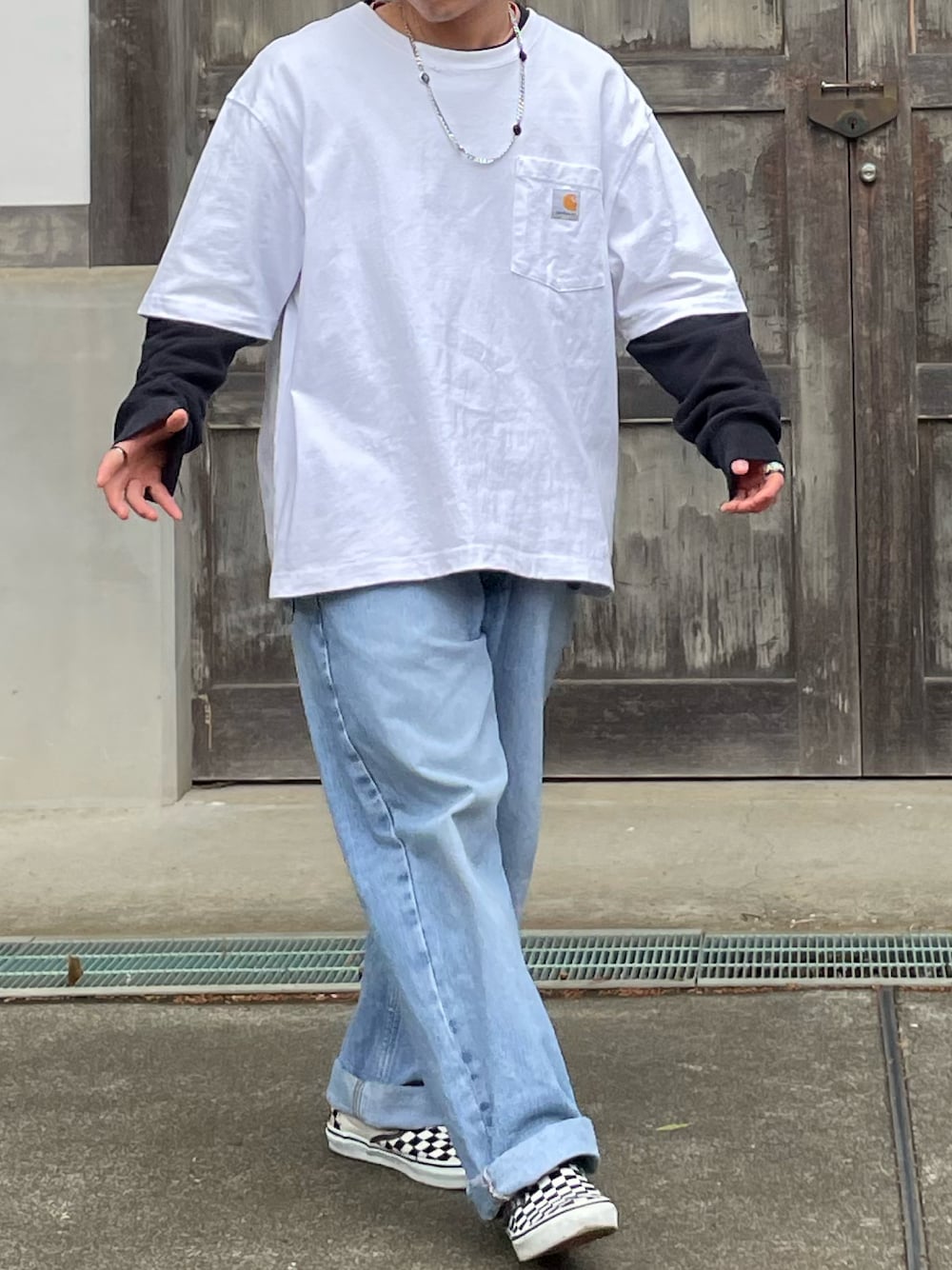 TOMO U160｜CarharttのTシャツ/カットソーを使ったコーディネート - WEAR