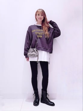 asukaさん（レディース・168cm）の冬コーディネート