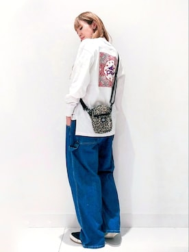 「CAMP7（キャンプセブン）のアイテム」を使った、asukaさん（レディース・168cm）の春コーディネート