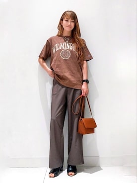 「カレッジ」｜asukaさん（レディース・168cm）の春コーディネート