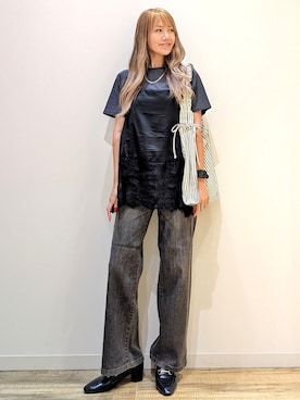 「SOMETHING（サムシング）のアイテム」を使った、asukaさん（レディース・168cm）の秋コーディネート