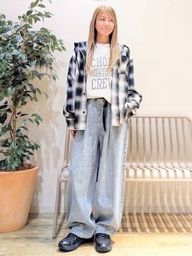 「BACK NUMBER（バックナンバー）のアイテム」を使った、asukaさん（レディース・168cm）の秋コーディネート