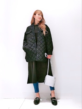 「RAG MACHINE（ラグマシーン）のアイテム」を使った、asukaさん（レディース・168cm）の冬コーディネート