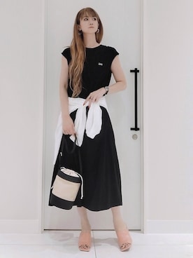「Lee（リー）のアイテム（ワンピース/ドレス）」を使った、asukaさん（レディース・168cm）の夏コーディネート