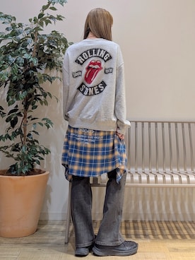 「SOMETHING（サムシング）のアイテム」を使った、asukaさん（レディース・168cm）の秋コーディネート