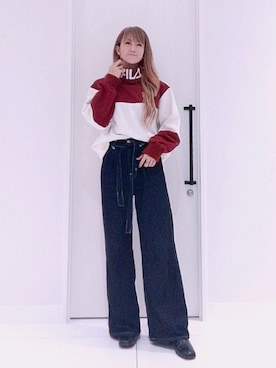 「FILA」｜asukaさん（レディース・168cm）の秋コーディネート