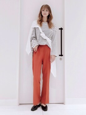 「HONEYSUCKLE ROSE（ハニーサックルローズ）のアイテム」を使った、asukaさん（レディース・168cm）の夏コーディネート