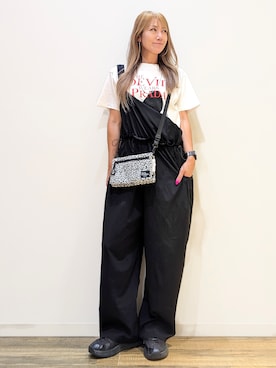 「BACK NUMBER（バックナンバー）のアイテム（バッグ）」を使った、asukaさん（レディース・168cm）の夏コーディネート