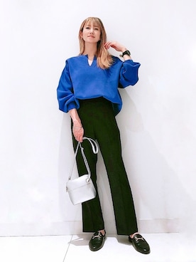 「タックイン」｜asukaさん（レディース・168cm）の冬コーディネート