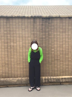 「透かしニット」｜ryokaさん（レディース・158cm）の夏コーディネート