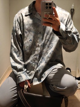 「STUDIOUS（ステュディオス）のアイテム（パンツ）」を使った、❍まる❍さん（メンズ・170cm）の冬コーディネート