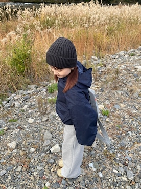 「アイテム（バックパック/リュック）」を使った、r i k oさん（レディース・152cm）の秋コーディネート