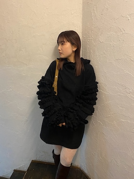 「プリーツ」｜r i k oさん（レディース・152cm）の秋コーディネート