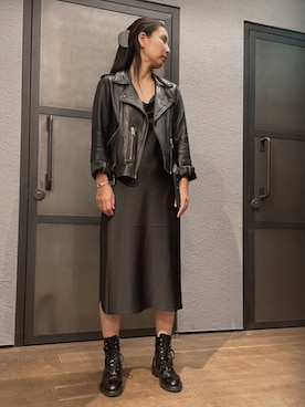 Mayu (ALLSAINTS)さん（レディース・167cm）の秋コーディネート