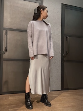 「ALLSAINTS（オールセインツ）のアイテム」を使った、Mayu (ALLSAINTS)さん（レディース・167cm）の秋コーディネート