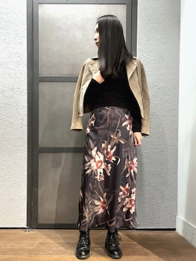 Mayu (ALLSAINTS)さん（レディース・167cm）の冬コーディネート