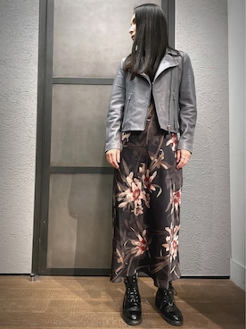 Mayu (ALLSAINTS)さん（レディース・167cm）の冬コーディネート