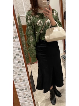 「PURE BRIGHT（ピュアブライト）のアイテム」を使った、みほさん（レディース・159cm）の春コーディネート