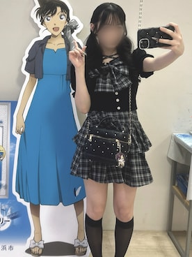 「GRL（グレイル）のアイテム（ワンピース/ドレス）」を使った、jrさん（レディース・153cm）の秋コーディネート