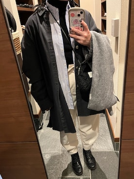 「ASTRAET（アストラット）のアイテム（パンツ）」を使った、akさん（レディース・158cm）の冬コーディネート