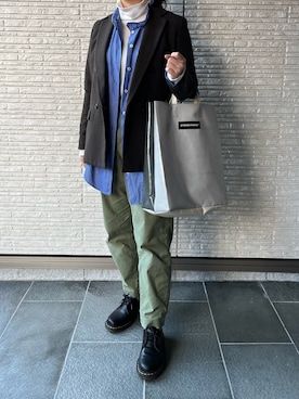 FREITAG グレー トートバッグ ロゴ入り