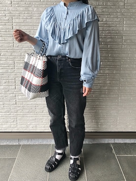 akさん（レディース・158cm）の冬コーディネート