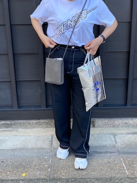 「ASTRAET（アストラット）のアイテム（パンツ）」を使った、akさん（レディース・158cm）の秋コーディネート