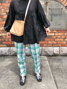 「cellar door」｜「アイテム（バッグ）」を使った、akさん（レディース・158cm）の夏コーディネート