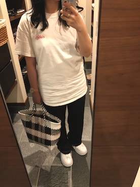 「ASTRAET（アストラット）のアイテム（パンツ）」を使った、akさん（レディース・158cm）の秋コーディネート