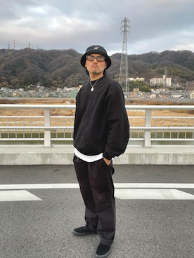 「DOCKERS（ドッカーズ）のアイテム」を使った、yoshikazuさん（メンズ・170cm）の冬コーディネート