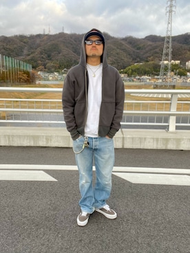 「Levi's（リーバイス）のアイテム（パンツ）」を使った、yoshikazuさん（メンズ・170cm）の春コーディネート