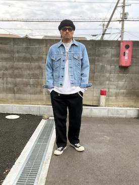 「EU,US CONVERSE（イーユーユーエスコンバース）のアイテム」を使った、yoshikazuさん（メンズ・170cm）の冬コーディネート