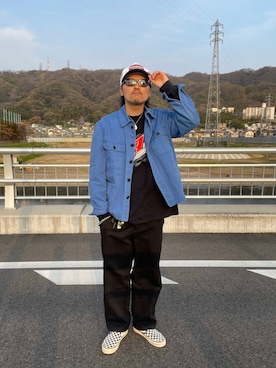「RED KAP（レッドキャップ）のアイテム」を使った、yoshikazuさん（メンズ・170cm）の春コーディネート