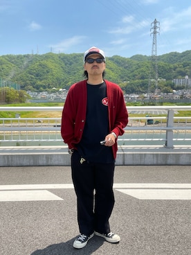 「EU,US CONVERSE（イーユーユーエスコンバース）のアイテム」を使った、yoshikazuさん（メンズ・170cm）の春コーディネート