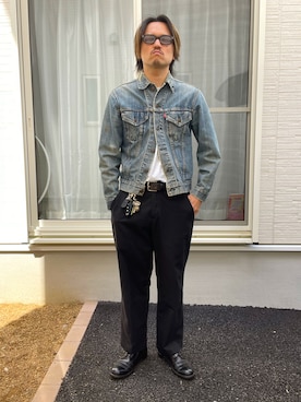 「RED KAP（レッドキャップ）のアイテム（パンツ）」を使った、yoshikazuさん（メンズ・170cm）の春コーディネート