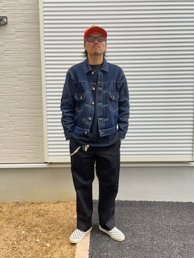 「Dickies（ディッキーズ）のアイテム（パンツ）」を使った、yoshikazuさん（メンズ・170cm）の春コーディネート