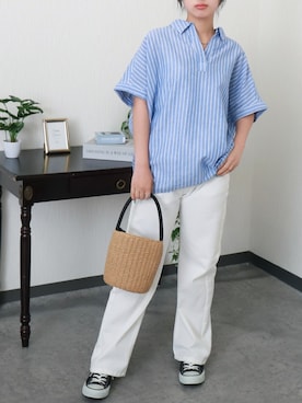 「154cm」｜libelle more staffさん（レディース・154cm）の夏コーディネート