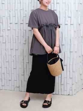 「libelle more（リベル モア）のアイテム」を使った、libelle more staffさん（レディース・154cm）の夏コーディネート