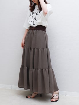 「libelle more（リベル モア）のアイテム」を使った、libelle more staffさん（レディース・157cm）の夏コーディネート