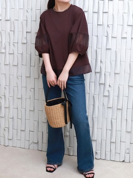 「libelle more（リベル モア）のアイテム」を使った、libelle more staffさん（レディース・157cm）の夏コーディネート